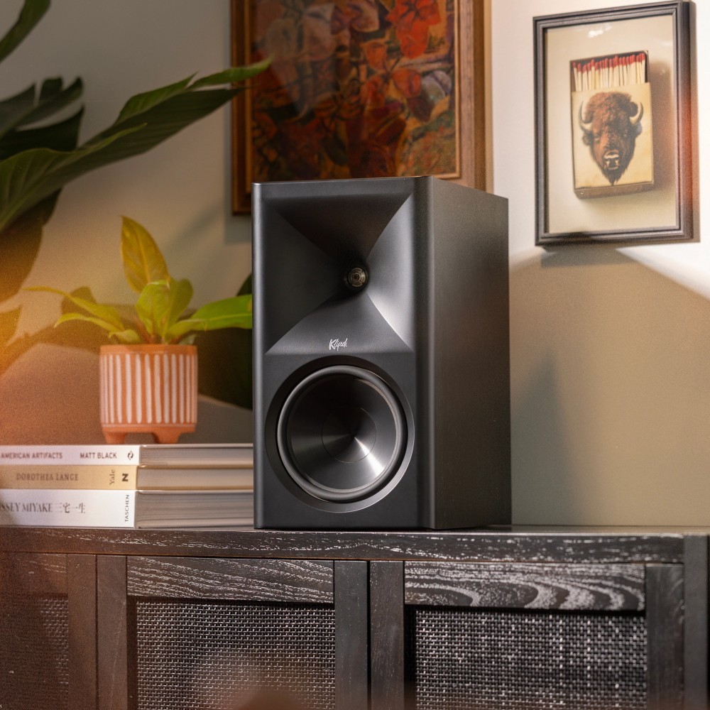 Klipsch The Sevens II aktive streaminghøyttalere med HDMI & Dolby Atmos, svart par
