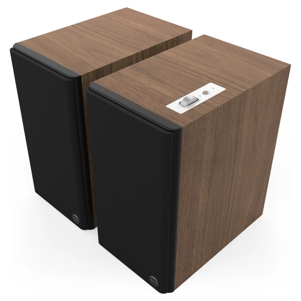 Klipsch The Sevens II aktive streaminghøyttalere med HDMI og Dolby Atmos, valnøttpar