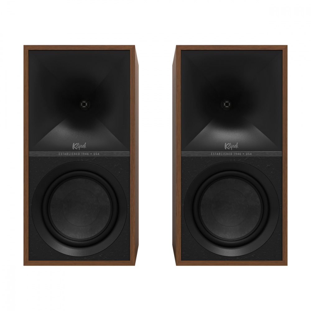 Klipsch The Sevens, aktiv stativhøjttaler, valnøtt