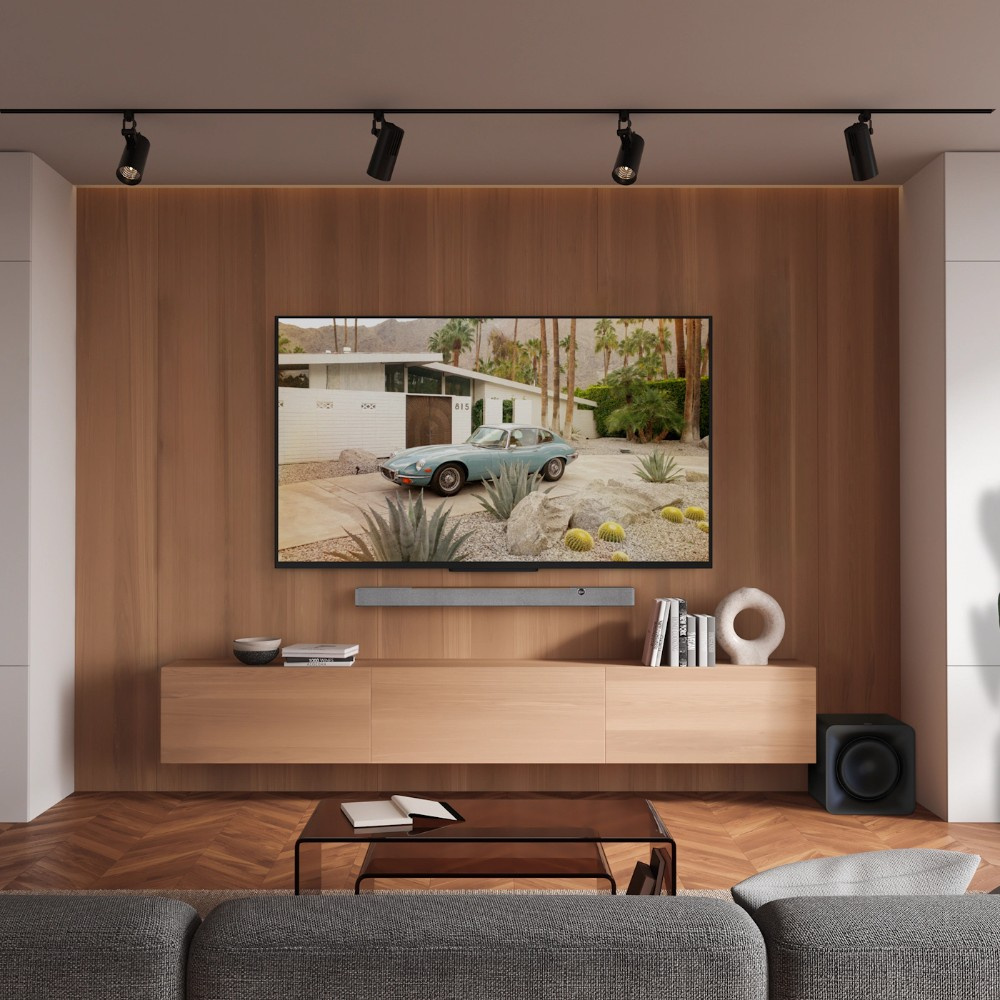Klipsch Flexus Core 200, lydplanke med Dolby Atmos, valnøtt