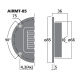 Monacor AIRMT-85, AMT-bånddiskant, 4 ohm Monacor AIRMT-85, AMT-bånddiskant, 4 ohm
