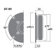 Monacor DT-99, silk dome-diskant, 8 ohm Monacor DT-99, silk dome-diskant, 8 ohm