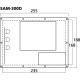 Monacor SAM-300D innbyggingsforsterker for subwoofer Monacor SAM-300D innbyggingsforsterker for subwoofer