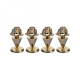 Monacor SPS10-Gold høyttalerspikes i metall, 4-pakning Monacor SPS10-Gold høyttalerspikes i metall, 4-pakning