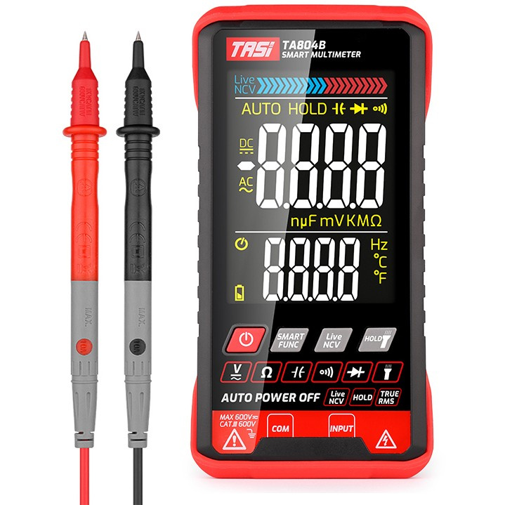 TASI TA804A, automatisk multimeter 