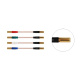 Audio Technica AT6108 ledninger for pickup og headshell, 4-pakning Audio Technica AT6108 ledninger for pickup og headshell, 4-pakning