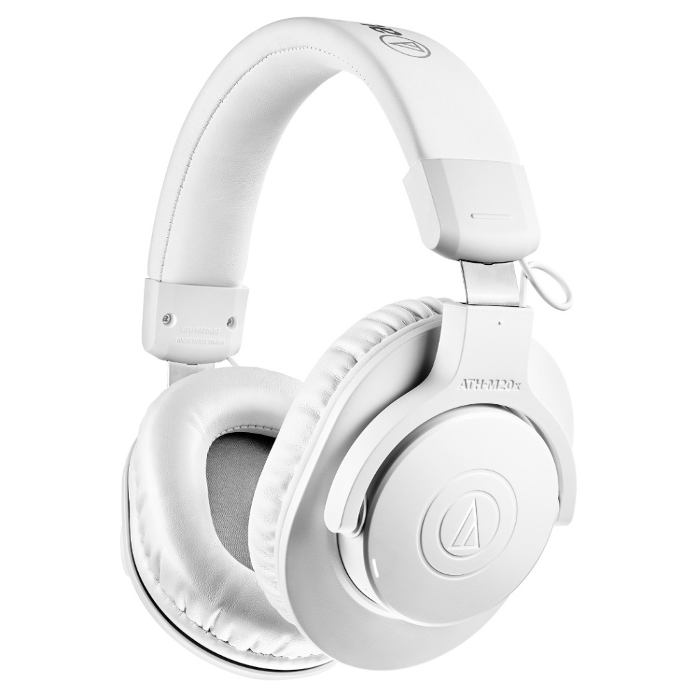 Audio Technica ATH-M20xBT, trådløse over-ear-hodetelefoner, hvit