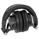 Audio Technica ATH-M50xBT2, trådløse over-ear hodetelefoner, svart Audio Technica ATH-M50xBT2, trådløse over-ear hodetelefoner, svart