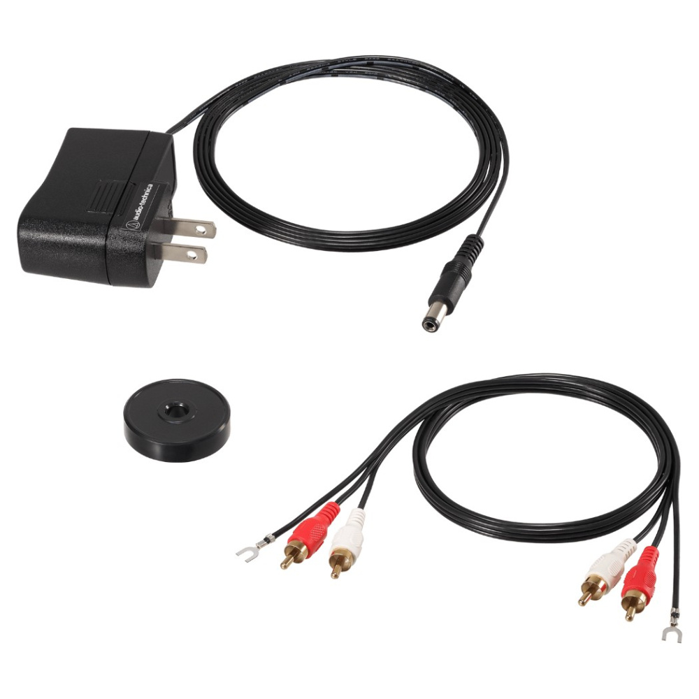 Audio Technica AT-LPW30TK platespiller med AT-VM95C-pickup, teak