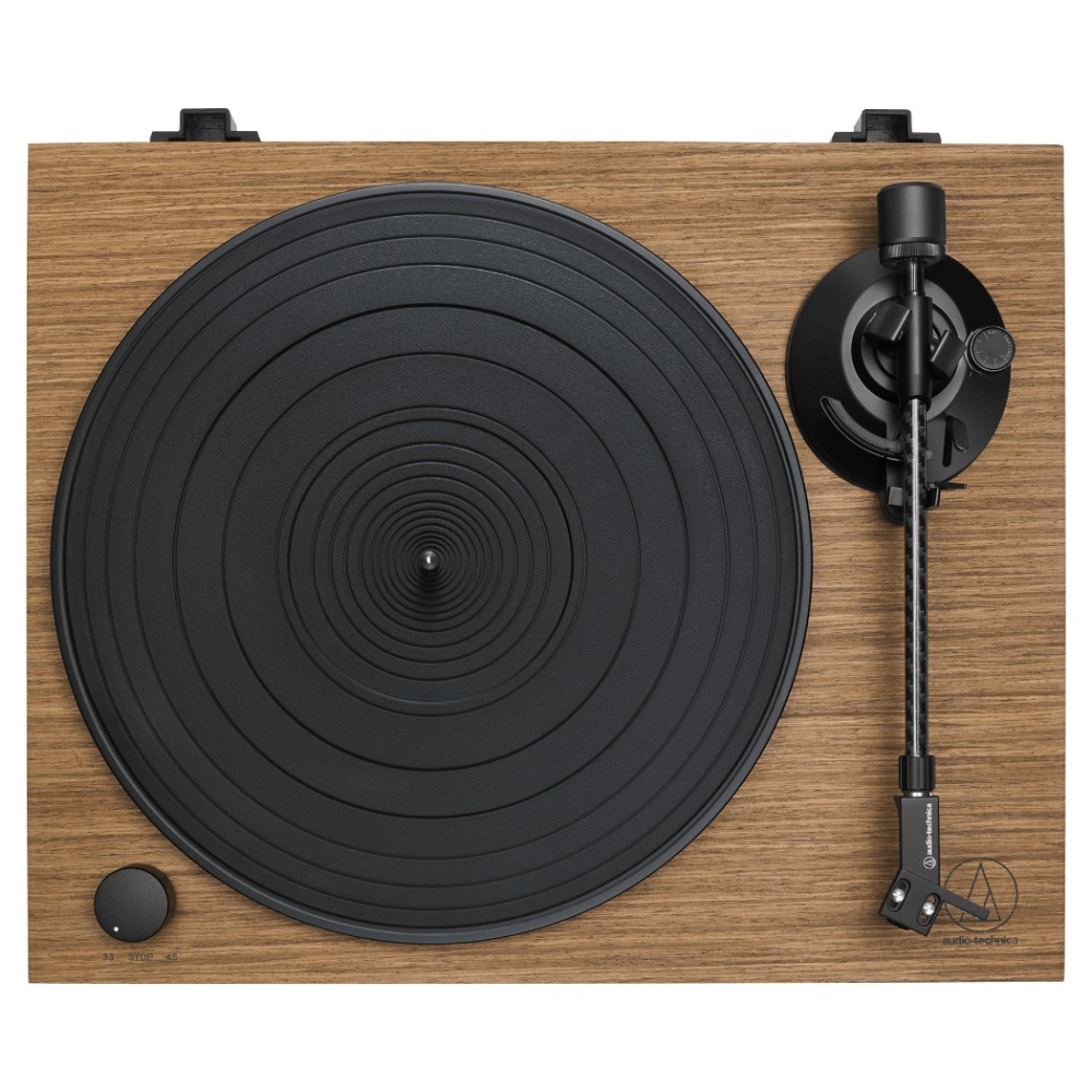 Audio-Technica AT-LPW40WN platespiller med AT-VM95E-pickup, valnøtt