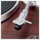 Audio-Technica AT-LPW50BT-RW platespiller med Bluetooth, valnøtt Audio-Technica AT-LPW50BT-RW platespiller med Bluetooth, valnøtt