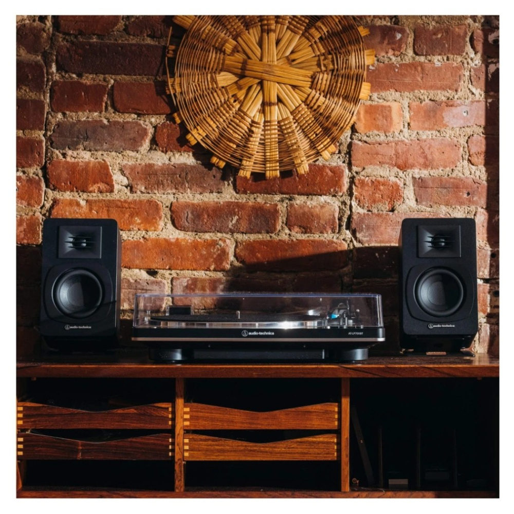 Audio Technica AT-SP3X aktive stereohøyttalere, svart par