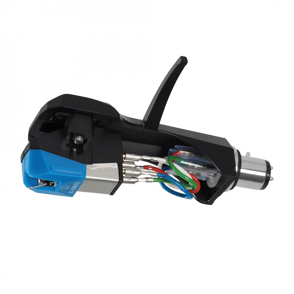 Audio Technica AT-VM95C/H pickup med headshell, konisk stift