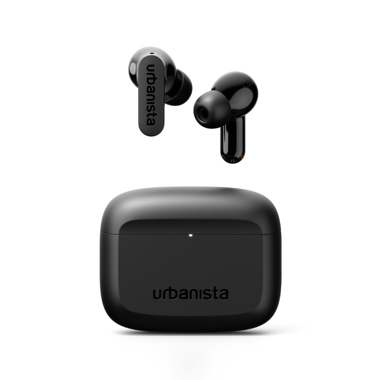 Urbanista Palo Alto true wireless med støydemping, Midnight Black