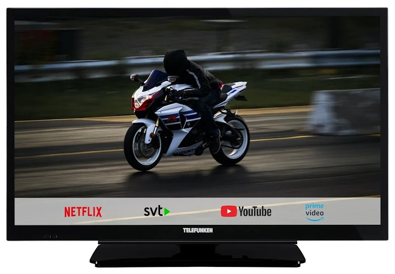 Telefunken Camp 22 Smart, 22 tommer 12 Volt LED-TV