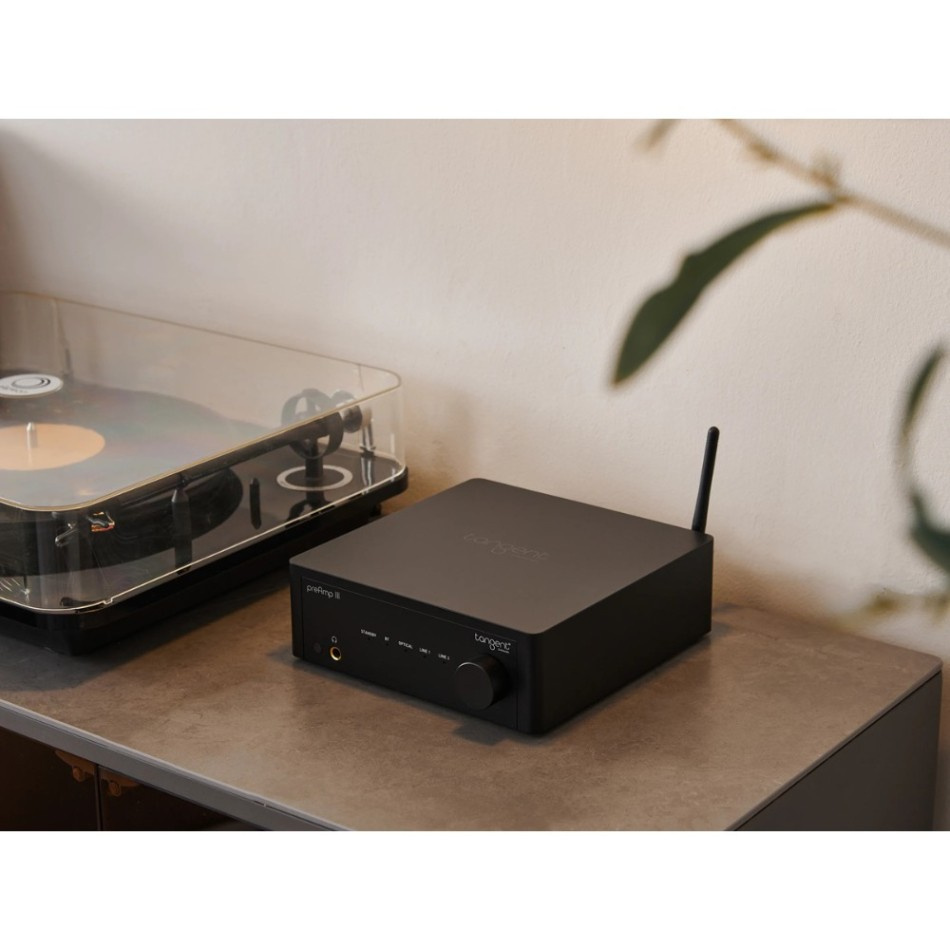 Tangent PreAmp III stereoforforsterker med Bluetooth, DAC og RIAA