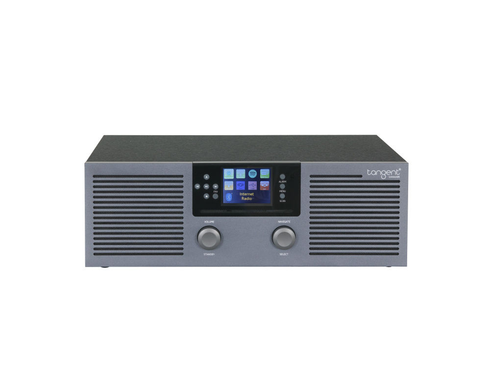 Tangent Radio Fem allt-i-ett-system med Bluetooth, DAB+ & mer, svart