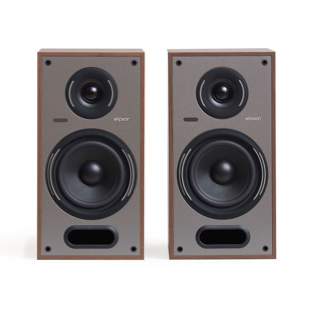 Elipson Horus 6 Active BT Valnøtt/Mørkegrå, par