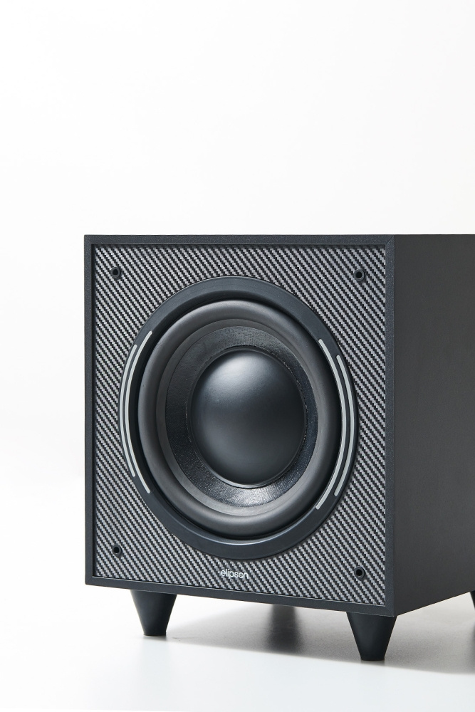 Elipson Horus 8S Svart/Karbon, aktiv subwoofer