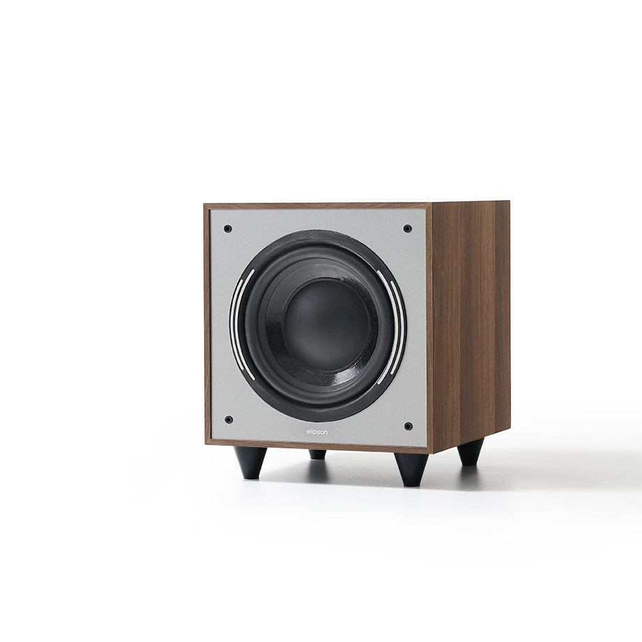 Elipson Horus 8S Valnøtt/Mørkegrå, aktiv subwoofer