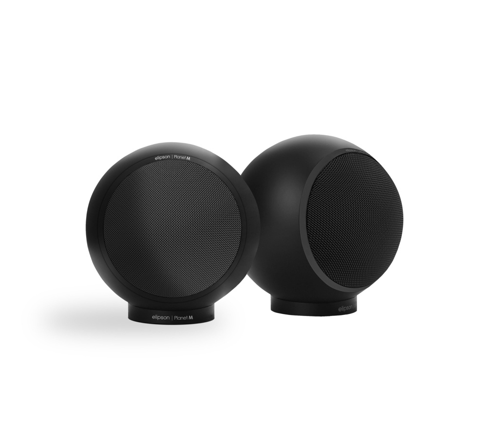 Elipson Planet M stoffhøyttalere matt svart, par