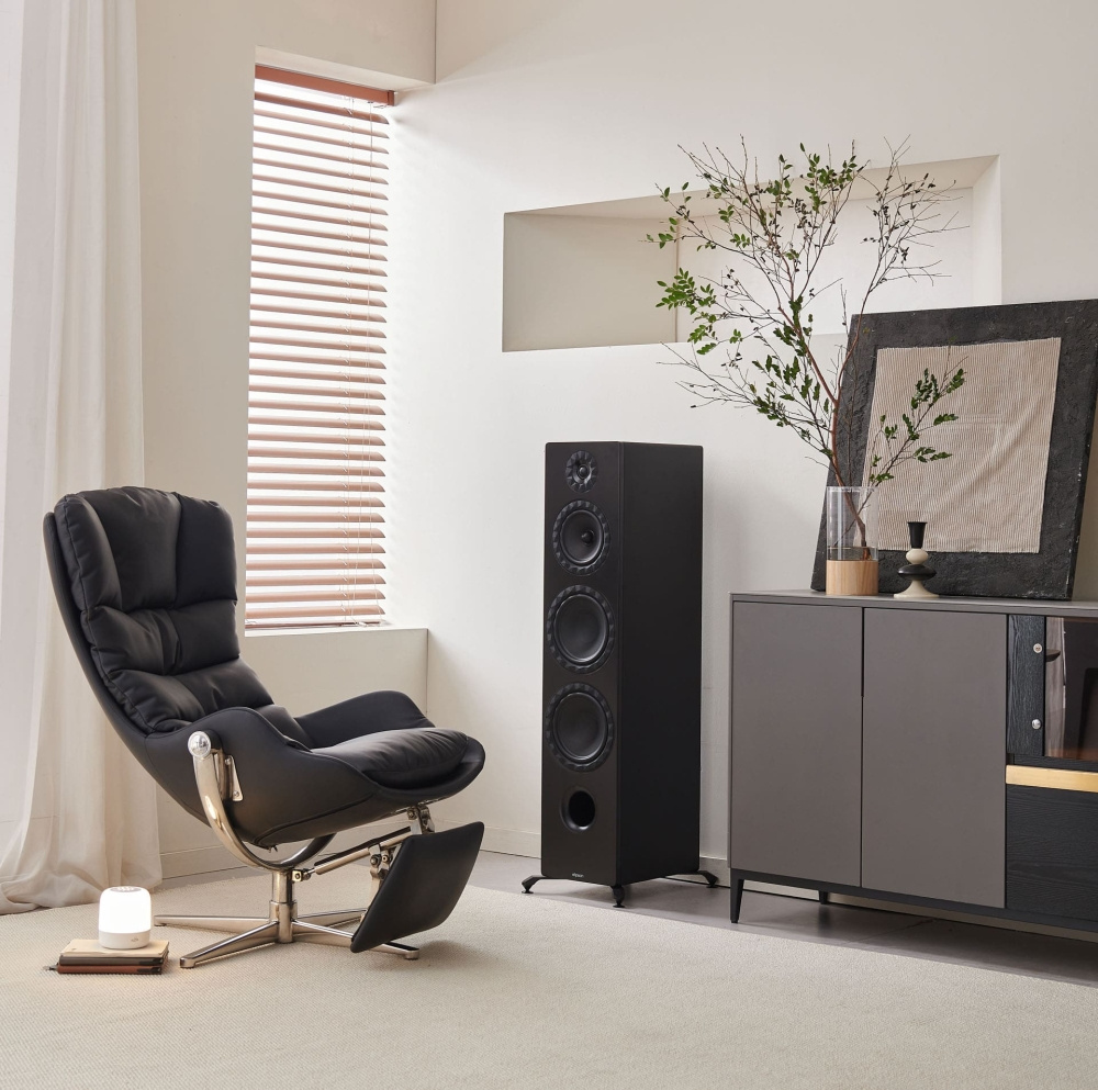 Elipson Prestige Facet II 24F gulvhøyttaler, matt svart par