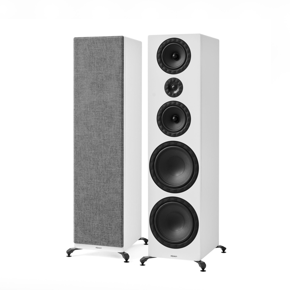 Elipson Prestige Facet II 34F gulvhøyttalere, matt hvit par