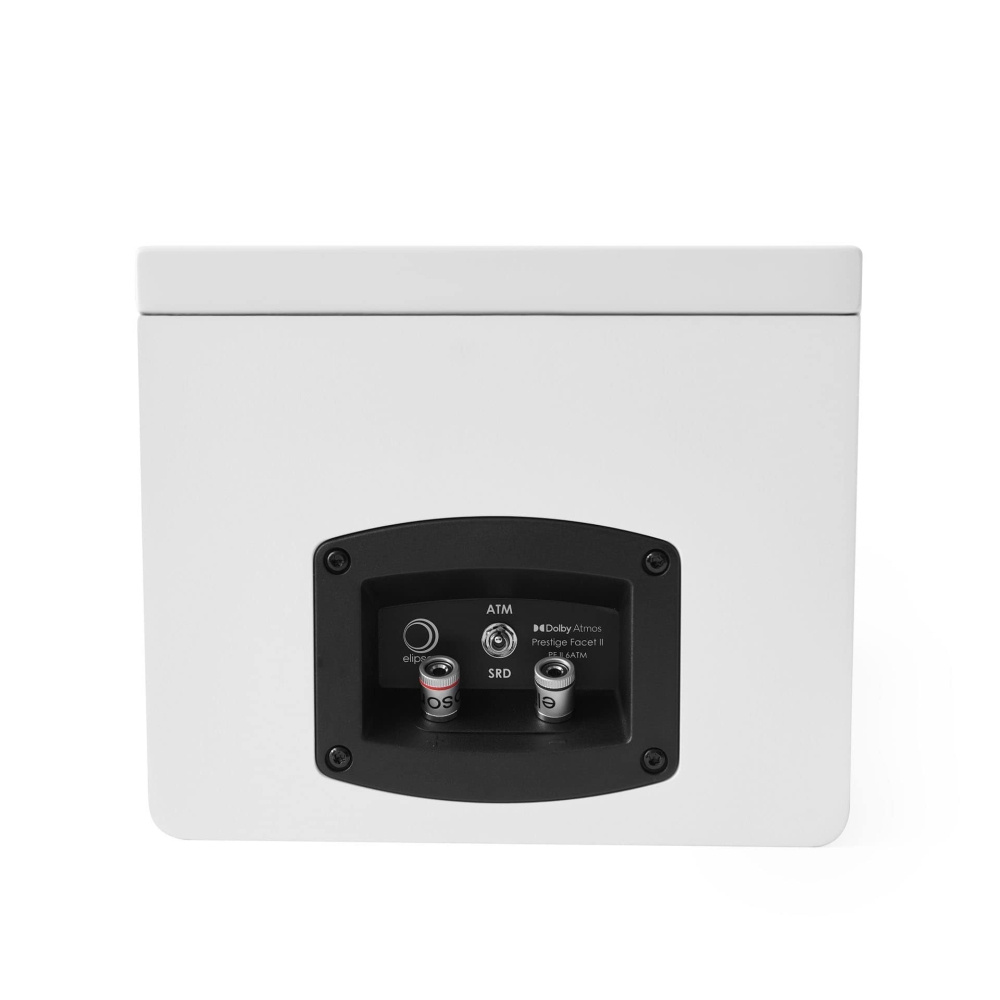 Elipson Prestige Facet II 6ATM Atmos-høyttalere, matt hvit par