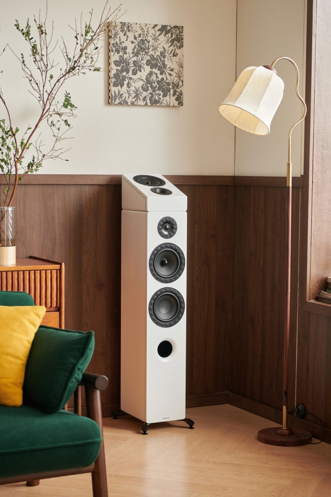 Elipson Prestige Facet II 6ATM Atmos-høyttalere, matt hvit par