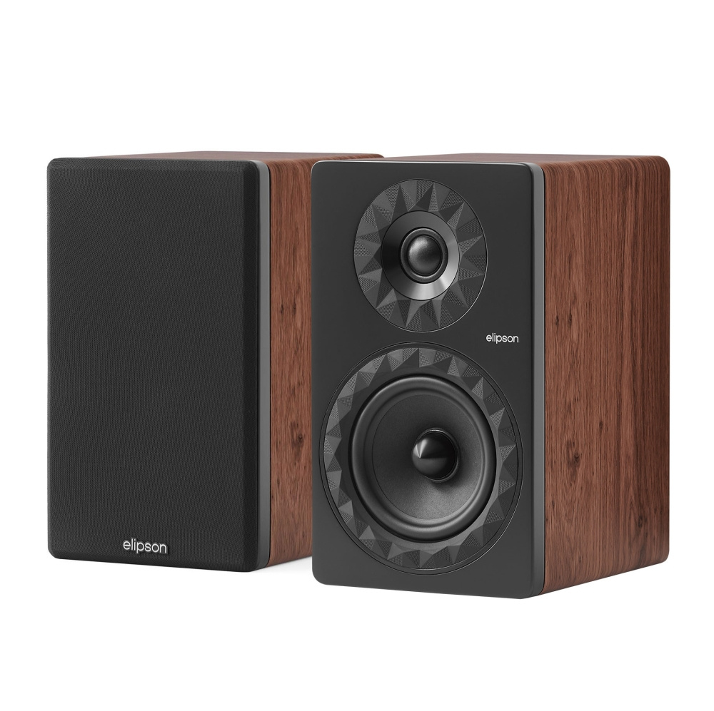 Elipson Prestige Facet II 6B stativhøyttalere, valnøtt par