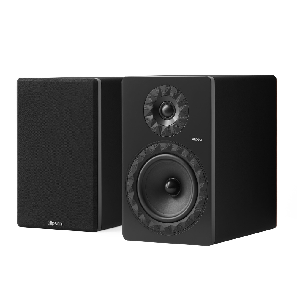 Elipson Prestige Facet II 8B stativhøyttalere, matt svart par