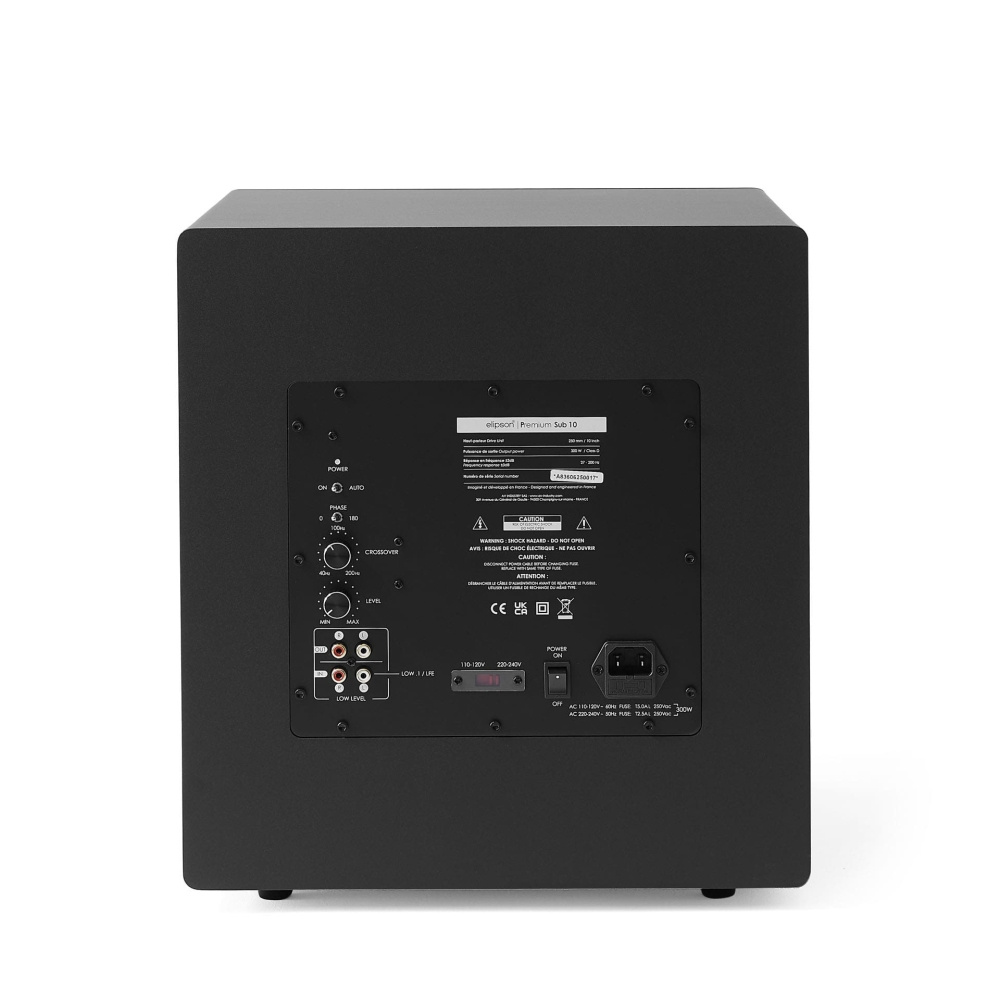 Elipson Premium Sub 10, svart