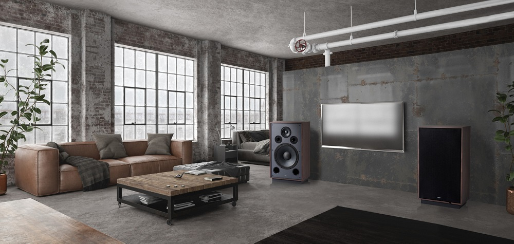 Eltax Vintage PWR 1959 gulvhøyttalere, valnøtt