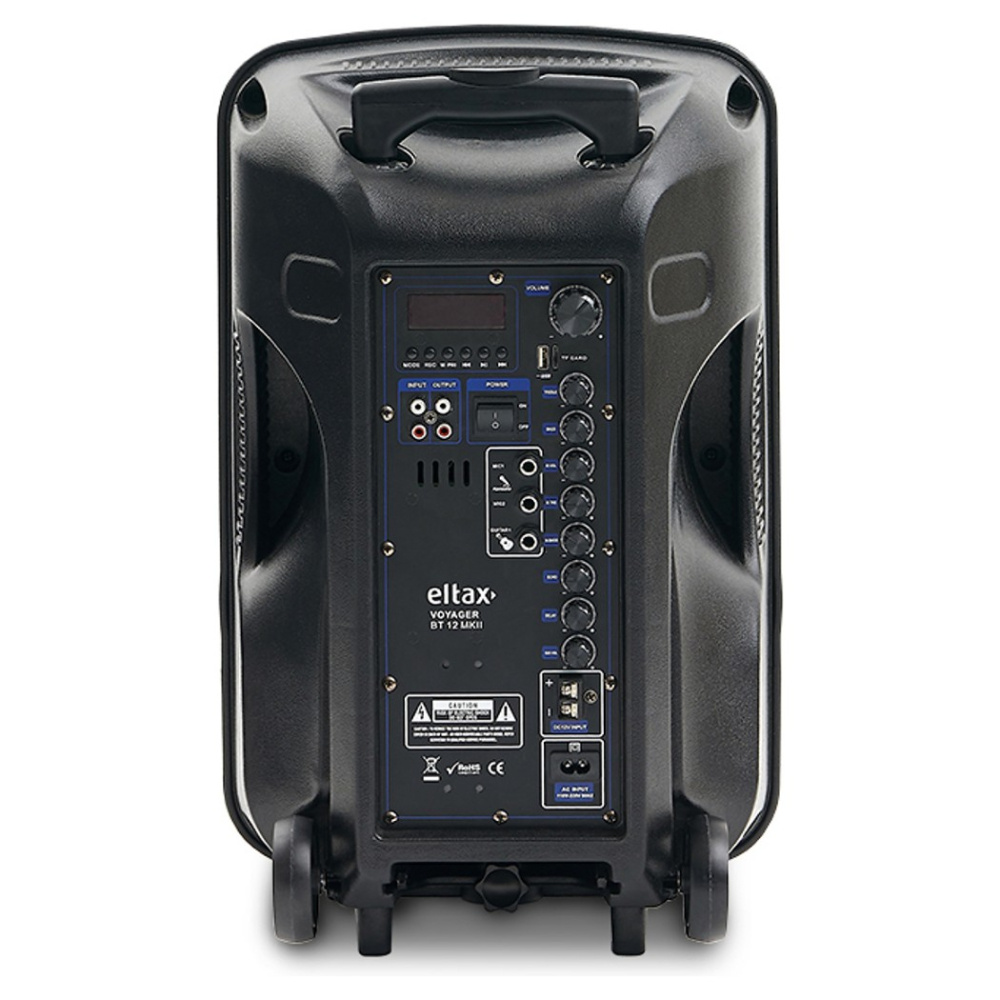 Eltax Voyager BT 12 MKII, bærbar partyhøyttaler med Bluetooth