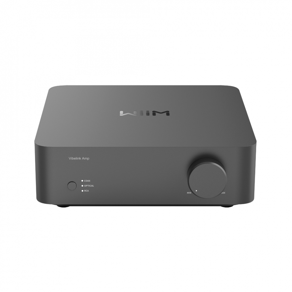 WiiM Vibelink Amp stereoforsterker med DAC, Space Gray