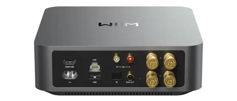 WiiM Amp Pro streaming-/multiroomforsterker med HDMI ARC