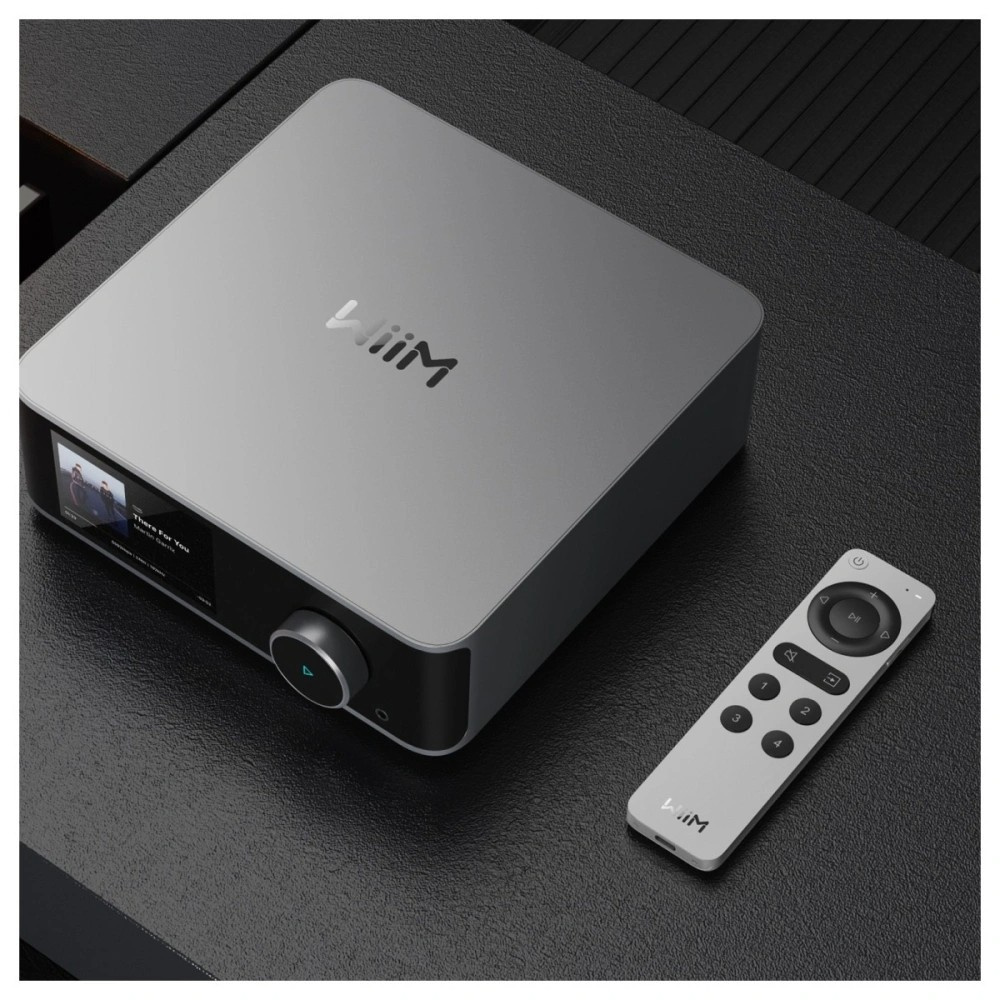 WiiM Voice Remote 2 Bluetooth-fjernkontroll, sølv