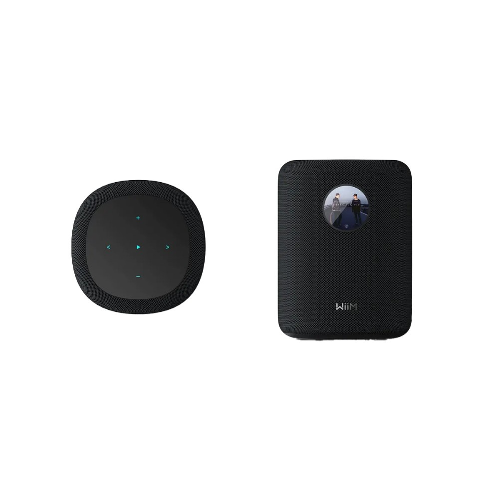 WiiM Sound smart høyttaler med skjerm, svart