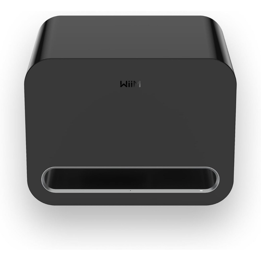 WiiM Sub Pro kompakt trådløs subwoofer, svart