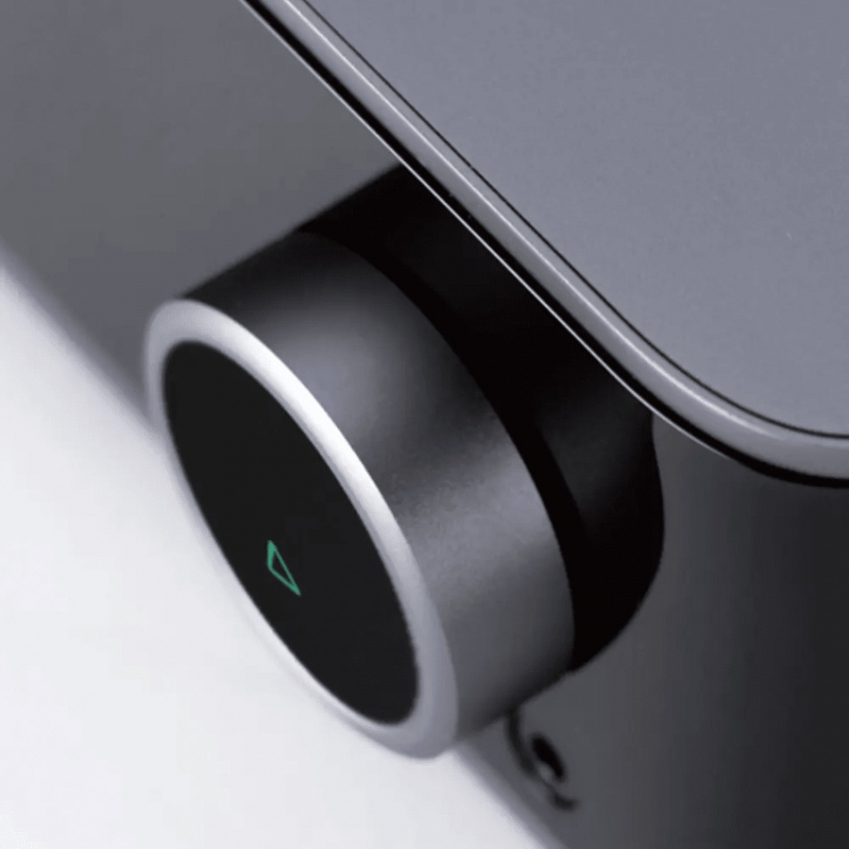 WiiM Ultra nettverksspiller med HDMI ARC, berøringsskjerm & Chromecast, mørkegrå