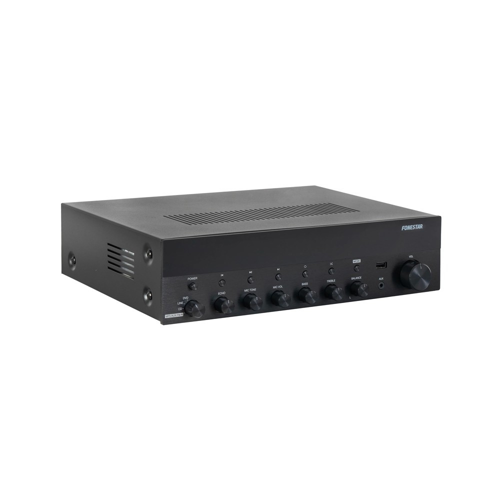 Fonestar AS-3030, stereoforsterker med Bluetooth og mikrofoninnganger