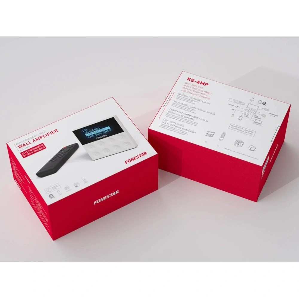 Fonestar KS-AMP, veggforsterker med Bluetooth