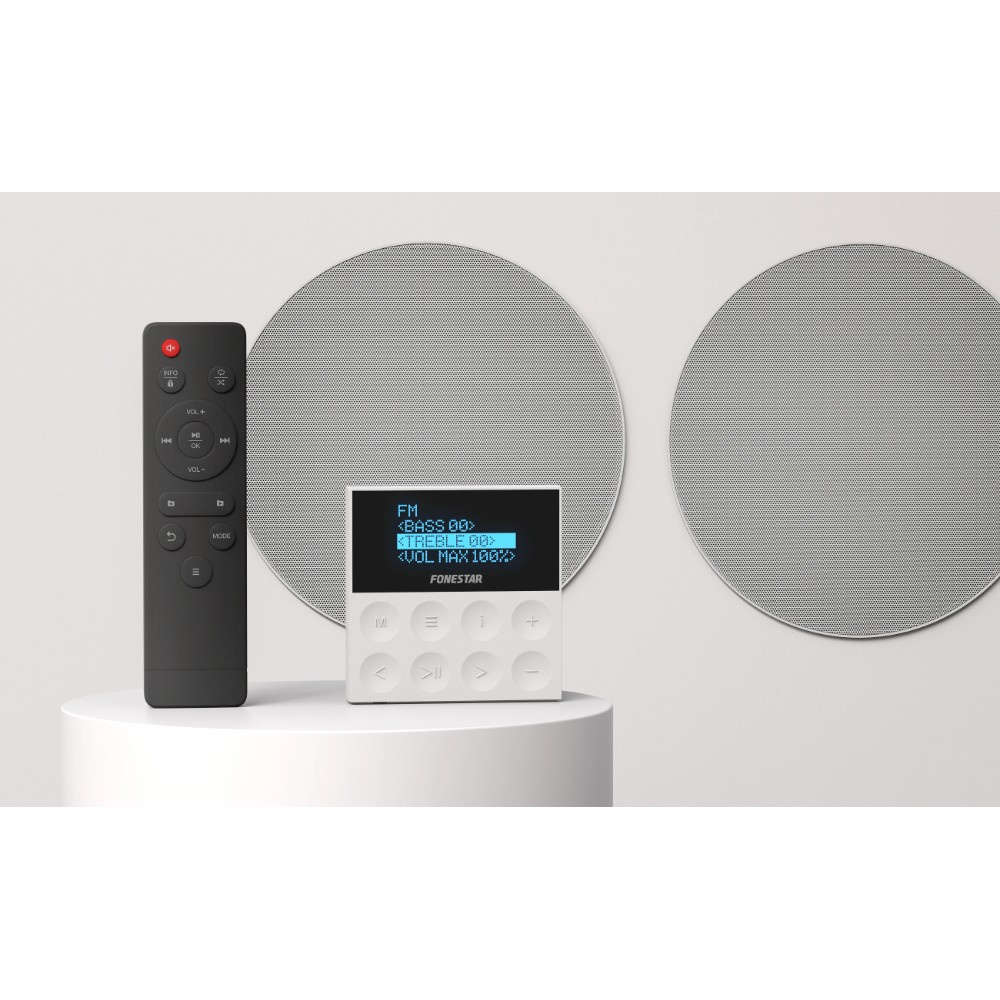 Fonestar KS-WALL, veggforsterker med to takhøyttalere