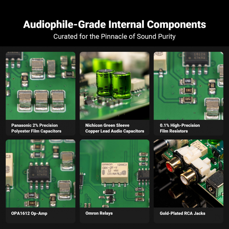 Fosi Audio Box X5, RIAA med støtte for MM og MC