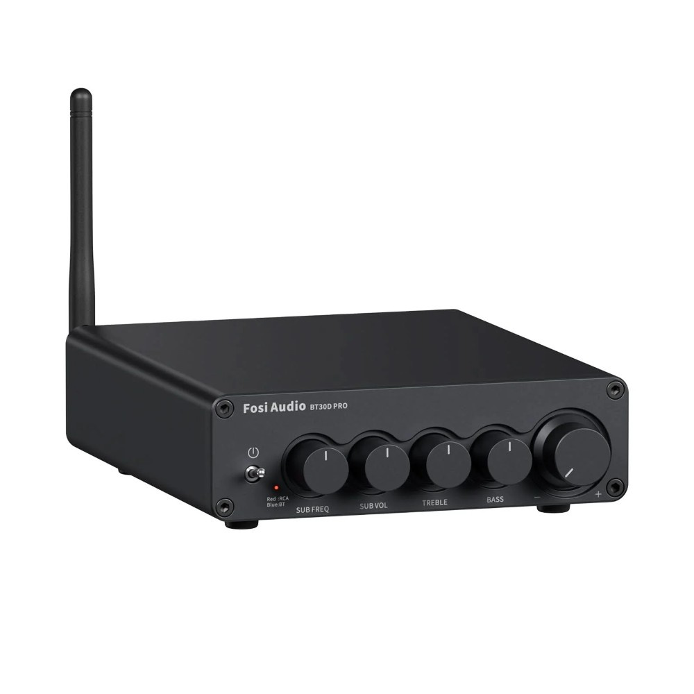 Fosi Audio BT30D, stereoforsterker med Bluetooth & 32V strømforsyning