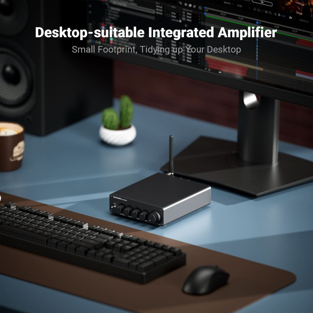 Fosi Audio BT30D, stereoforsterker med Bluetooth & 32V strømforsyning