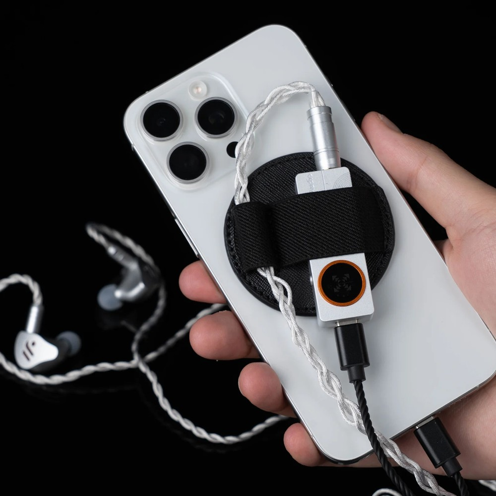 Fosi Audio DS3 bærbar DAC & hodetelefonforsterker, Obsidian