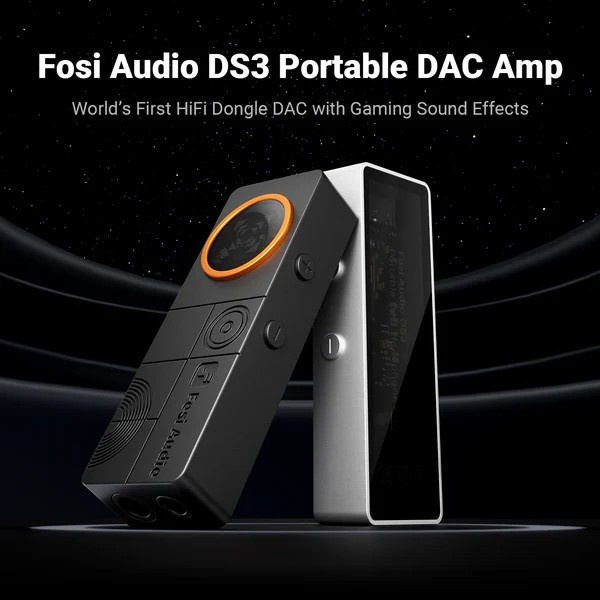 Fosi Audio DS3 bærbar DAC & hodetelefonforsterker, Galaxy