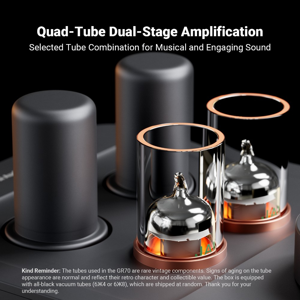 Fosi Audio GR70, hodetelefonforsterker med rør