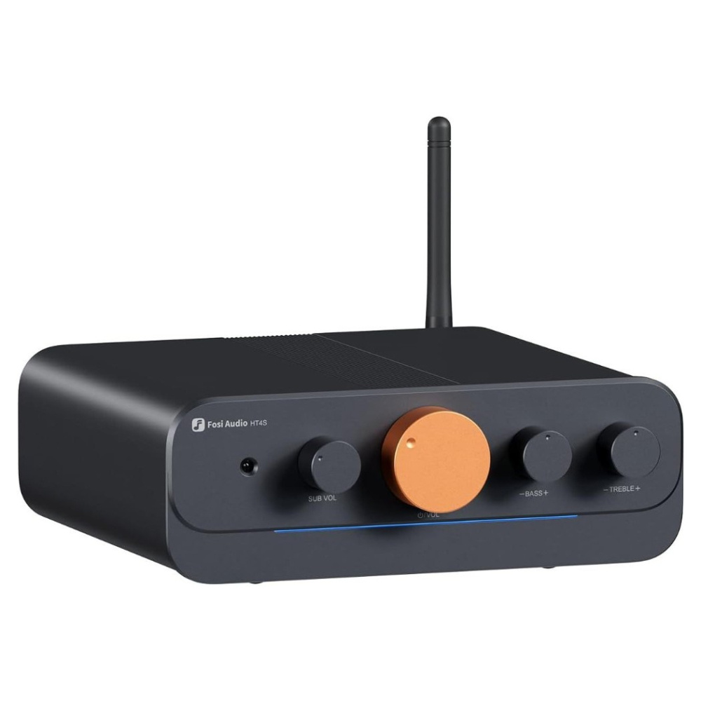 Fosi Audio HT4S, 5-kanals effektforsterker (4.1 / 5.0)